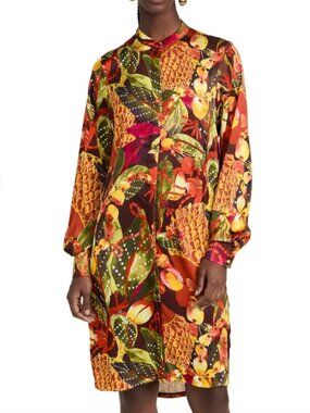 NWT Andrea Iyamah Uchi Tunic in Kola Print / S